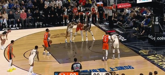 28圈-又开始了！马瑟林罚球 追梦与尼德豪泽篮下卡位纠缠